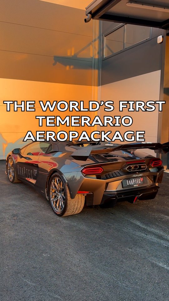 The World's first Temerario Aeropackage 🌎 #lamborghini #temerario #lamborghinitemerario #carbonfiber